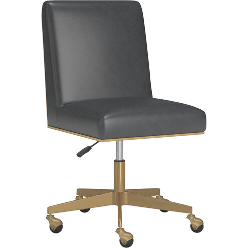 Dean Brushed Brass / Bravo Portabella Office Chair
